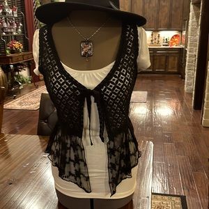 Speechless, Size S, black/ivory top